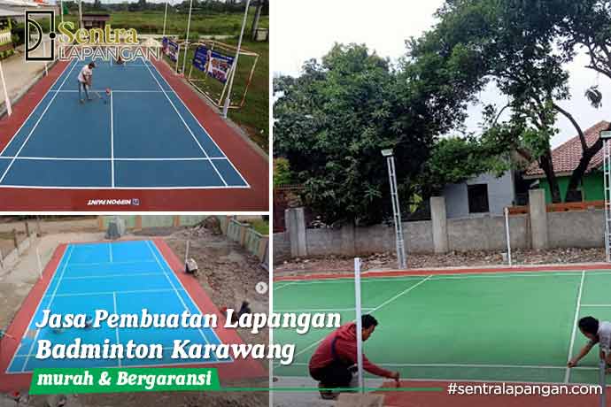 Jasa Pembuatan Lapangan Badminton Karawang
