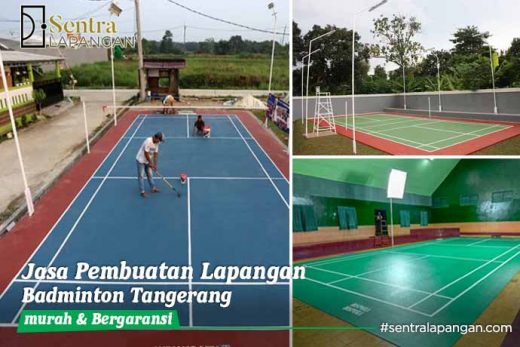 Jasa Pembuatan Lapangan Badminton Tangerang